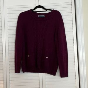 Womens purple sweater